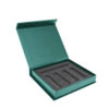 Emerald Green Collapsible Cosmetic Gift Box with Foam Insert