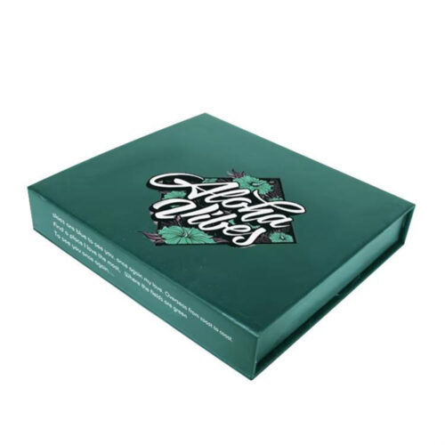 Emerald Green Collapsible Cosmetic Gift Box with Foam Insert Emerald Green Collapsible Cosmetic Gift Box with Foam Insert