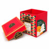 Festive Red Peach Oolong Tea Collapsible Gift Box