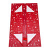 Festive Santa Christmas Tree Red Ribbon Collapsible Gift Box