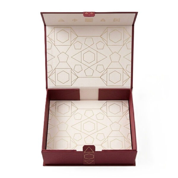 Gold Foil Magnetic Perfume Collapsible Gift Box