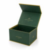 Gold-Trimmed Collapsible Watch Gift Box with Elegant Lettering Gold-Trimmed Collapsible Watch Gift Box with Elegant Lettering