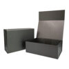 Graphite Black Chevron Pattern Personal Care Collapsible Gift Box