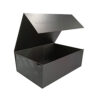 Graphite Black Chevron Pattern Personal Care Collapsible Gift Box