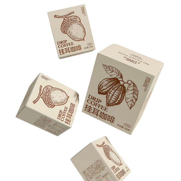 Ivory Acorn & Cacao Drip Coffee Collapsible Gift Box