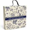 Ivory Blue Botanical Mid-Autumn Collapsible Gourmet Food Gift Box