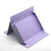 Lavender Fold-Flat Cosmetic Gift Box with Ribbon Pull Tabs