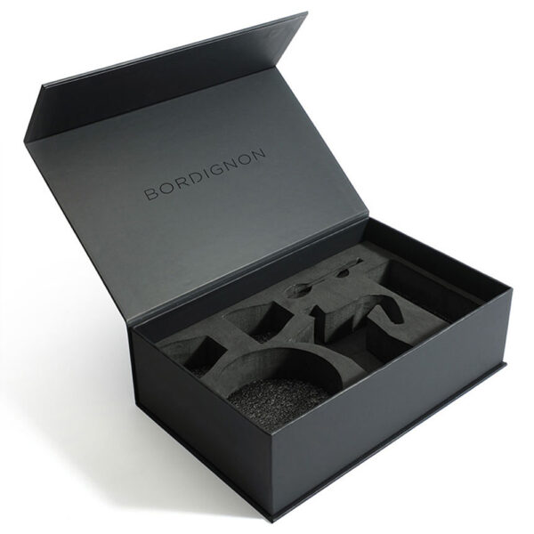 Matte Black Foam Insert Luxury Collapsible Gift Box