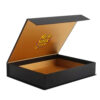 Matte Black Gold Interior Apparel Collapsible Gift Box