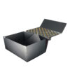 Matte Black Gold Lettering Personal Care Collapsible Gift Box