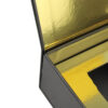 Matte Black Gold-Lined Collapsible Luxury Gift Box
