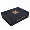 Matte Black Gold Monogram Collapsible Corporate Gift Box