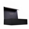 Matte Black Gold Monogram Collapsible Corporate Gift Box