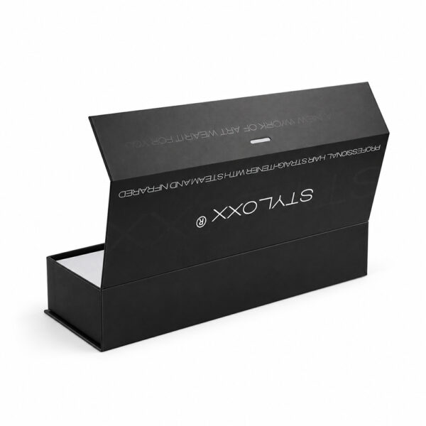 Matte Black Long-Format Collapsible Hair Tool Gift Box