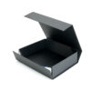 Matte Charcoal Black Personal Care Collapsible Gift Box with Glossy Logo