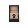 Midnight Black Collapsible Watch Gift Box with Beige Cushion