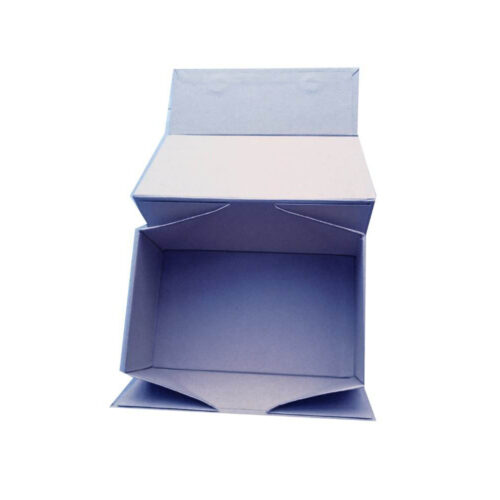 Minimalist Periwinkle Blue Skincare Collapsible Gift Box