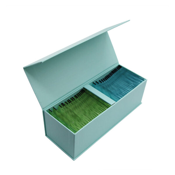 Mint Green Lotus Art Tea Collapsible Gift Box