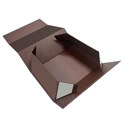 Mocha Brown Minimalist Apparel Collapsible Gift Box
