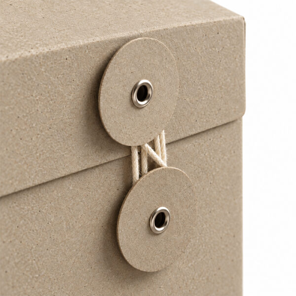 Natural Kraft String-Tie Tea Cup Collapsible Gift Box