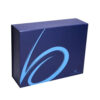 Navy Blue Abstract Swirl Collapsible Promotional Gift Box