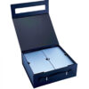 Navy Carry-Handle Collapsible Hair Extension Gift Box