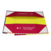 Neon Yellow Pink Geometric Apparel Collapsible Gift Box