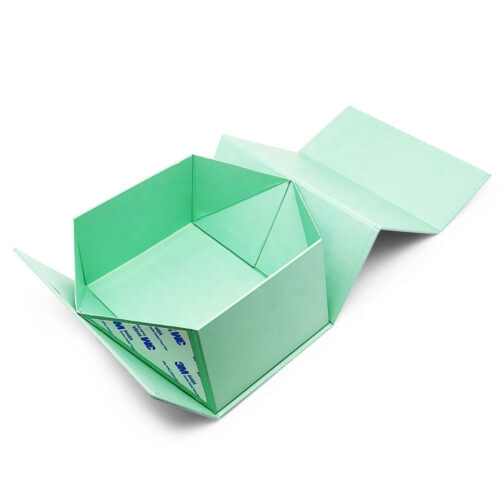Pastel Mint Green Collapsible Corporate Gift Box Pastel Mint Green Collapsible Corporate Gift Box