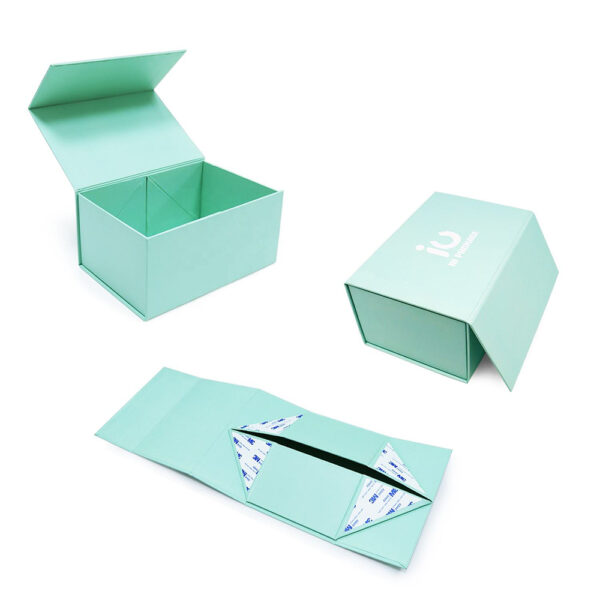 Pastel Mint Green Collapsible Corporate Gift Box