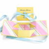 Pastel Yellow Ribbon-Tie Perfume Collapsible Gift Box