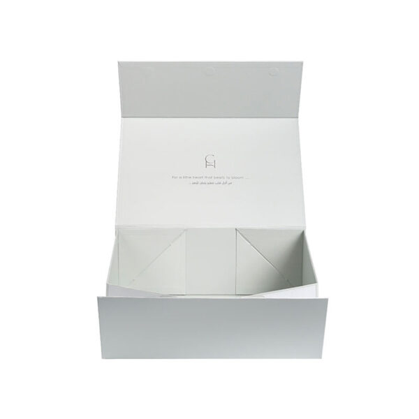 Pearl Gray Wave Pattern Perfume Collapsible Gift Box