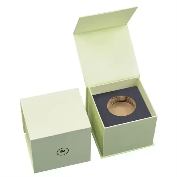 Pistachio Green Single-Jar Collapsible Candle Gift Box Pistachio Green Single-Jar Collapsible Candle Gift Box