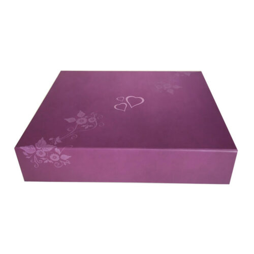 Plum Purple Collapsible Hair Extension Gift Box with Photo Lid Plum Purple Collapsible Hair Extension Gift Box with Photo Lid