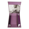Plum Purple Collapsible Hair Extension Gift Box with Photo Lid Plum Purple Collapsible Hair Extension Gift Box with Photo Lid