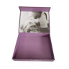 Plum Purple Collapsible Hair Extension Gift Box with Photo Lid Plum Purple Collapsible Hair Extension Gift Box with Photo Lid