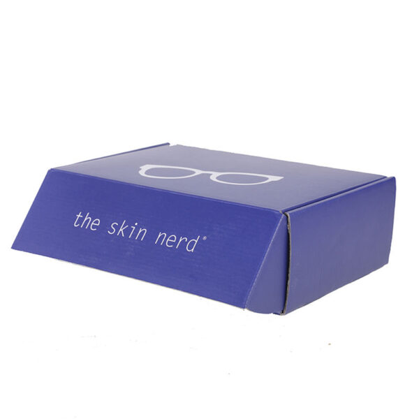 Purple Printed Collapsible Cosmetic Mailer Gift Box