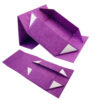 Purple Suede Collapsible Cosmetic Gift Box