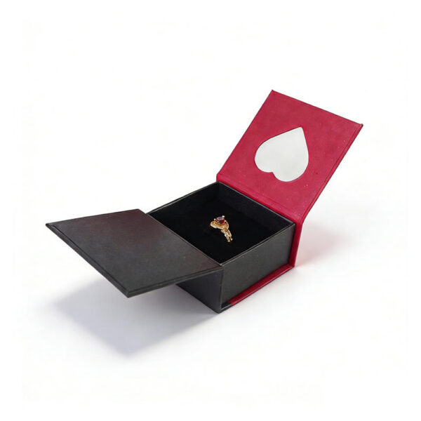 Romantic Red Heart Collapsible Jewelry Gift Box