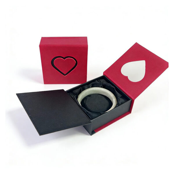 Romantic Red Heart Collapsible Jewelry Gift Box