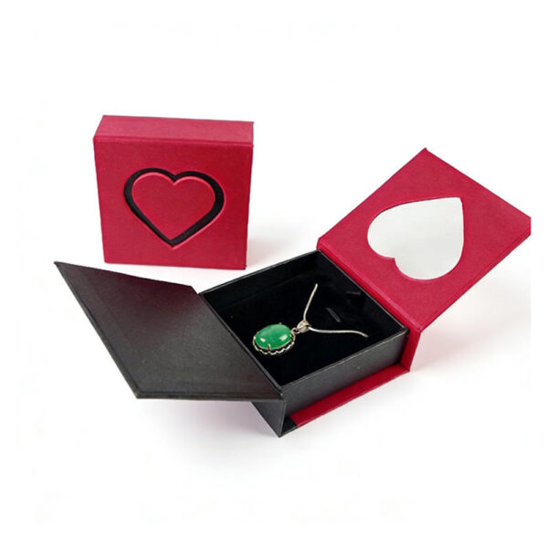 Romantic Red Heart Collapsible Jewelry Gift Box
