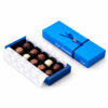 Royal Blue Chocolate Collapsible Gift Box with Decorative Cord Tie Royal Blue Chocolate Collapsible Gift Box with Decorative Cord Tie