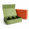 Sage Green Debossed Three-Compartment Collapsible Candle Gift Box Sage Green Debossed Three-Compartment Collapsible Candle Gift Box