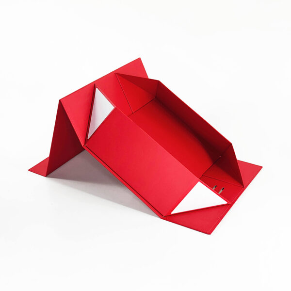 Scarlet Red Fold-Flat Hair Extension Gift Box
