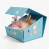 Sky Blue Beauty Illustration Skincare Collapsible Gift Box