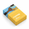 Sky Blue & Yellow Illustrated Coffee Collapsible Gift Box