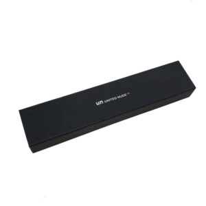 Slim Black Collapsible Watch Gift Box with Strap Slots