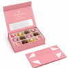 Sweet Love Pink Chocolate Collapsible Gift Box with Window Lid