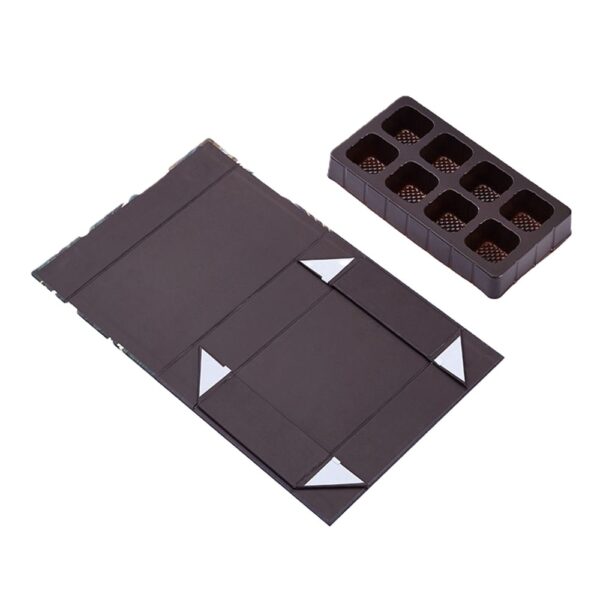 Tropical Island Chocolate Collapsible Gift Box with 8-Cavity Tray Tropical Island Chocolate Collapsible Gift Box with 8-Cavity Tray