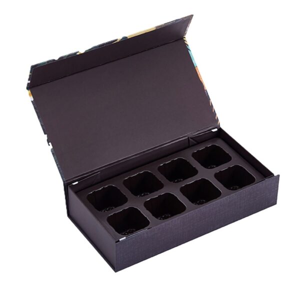 Tropical Island Chocolate Collapsible Gift Box with 8-Cavity Tray Tropical Island Chocolate Collapsible Gift Box with 8-Cavity Tray