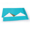 Turquoise Elastic Band Perfume Collapsible Gift Box with Gold Interior